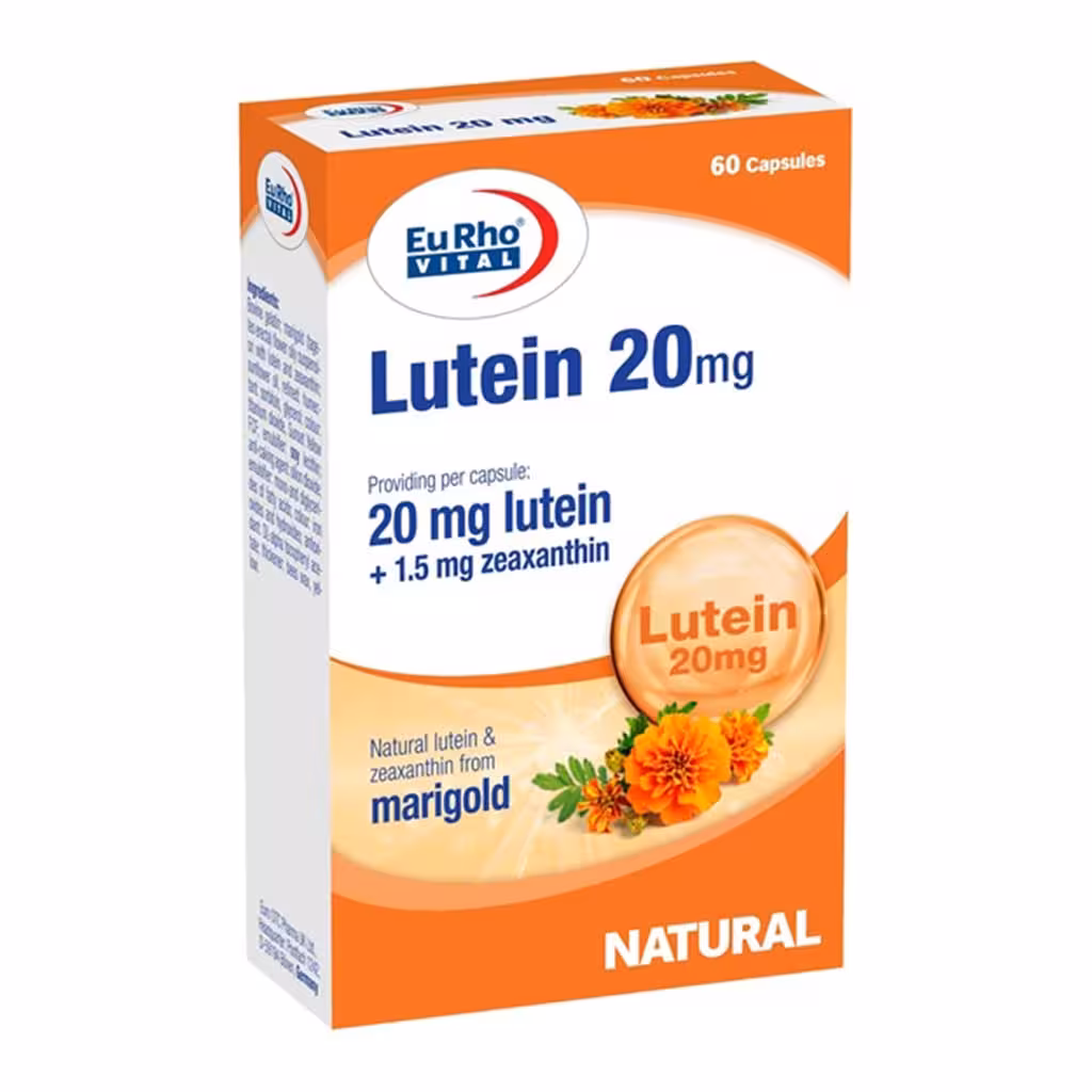 کپسول لوتئین 20 میلی گرم 60عدد یوروویتال Eurho Vital