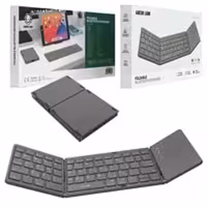 کیبورد بیسیم بلوتوثی شارژی تاشو Green Lion Foldable Bluetooth Keyboard ultra slim