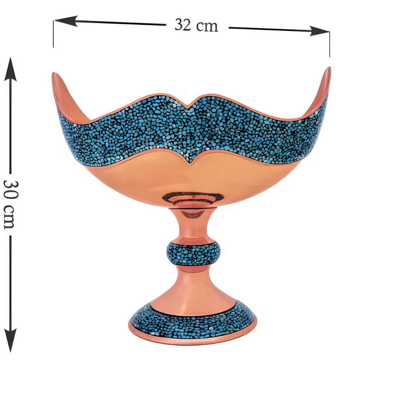 کشکول فیروزه کوبی  بغل قلم سایز 4