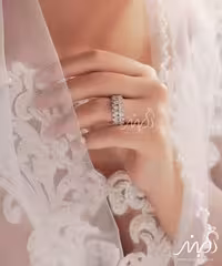 💍حلقه جواهری دورنگین(R_1039)