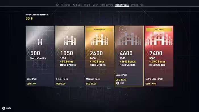سی دی کی Assassin’s Creed Odyssey Helix Credits Pack
