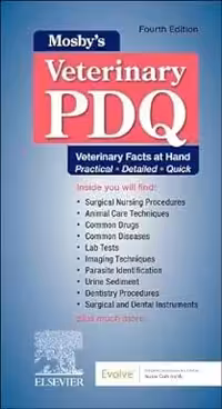 خرید و دانلود کتاب Mosby&#039;s Veterinary PDQ, 4th Edition