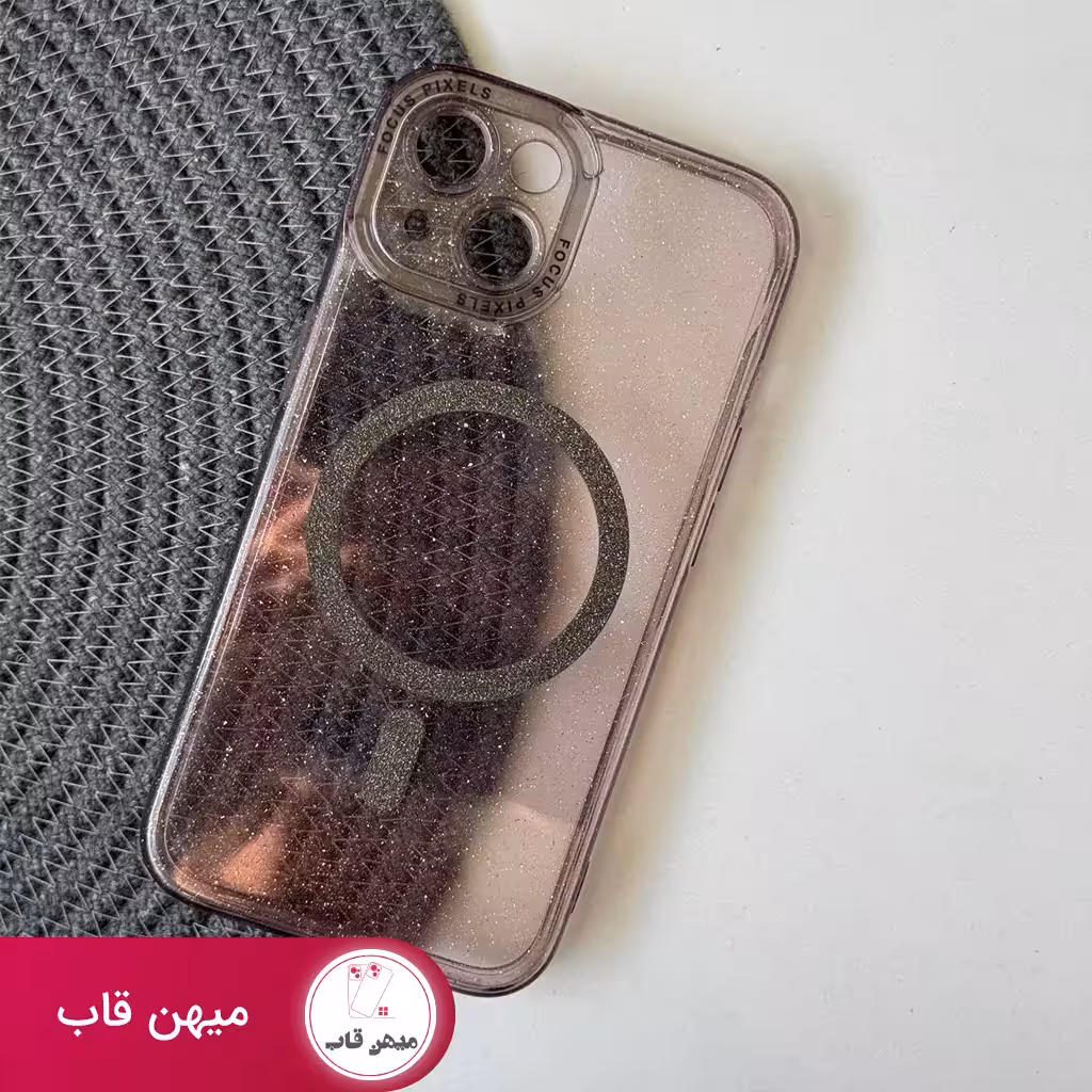 قاب گوشی آیفون اکلیلی دودی - کد (36996)