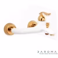 شیر حمام مدل ارچر سفید طلایی