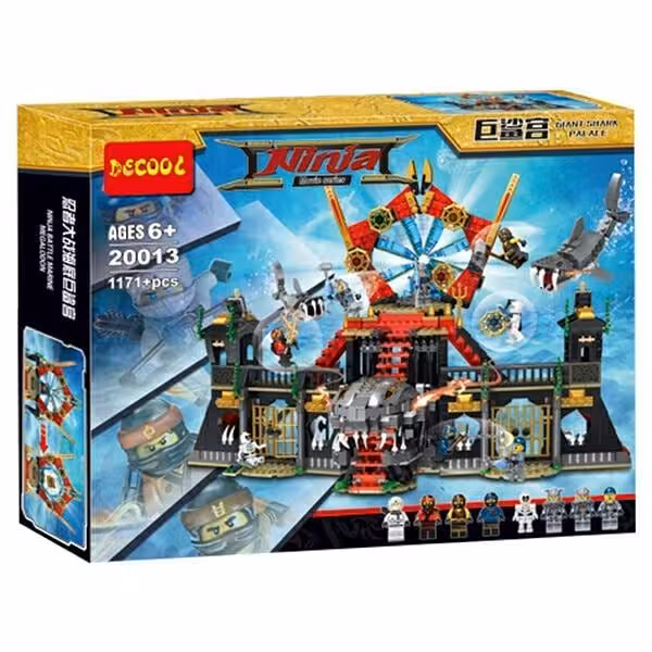 لگو محل کوسه های غول آسا نینجاگو