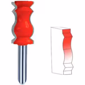 تیغ فرز پروفیل حاشیه دامار  مدل DM883184C                     سایز شفت 12