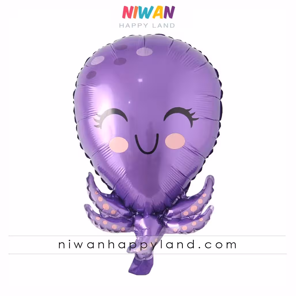 بادکنک فویلی هشت پا