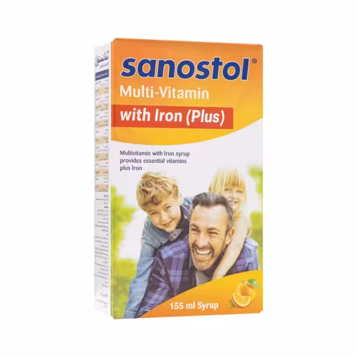 شربت مولتی سانستول – آهن‌دار مولتی ویتامین آهن دار کودک