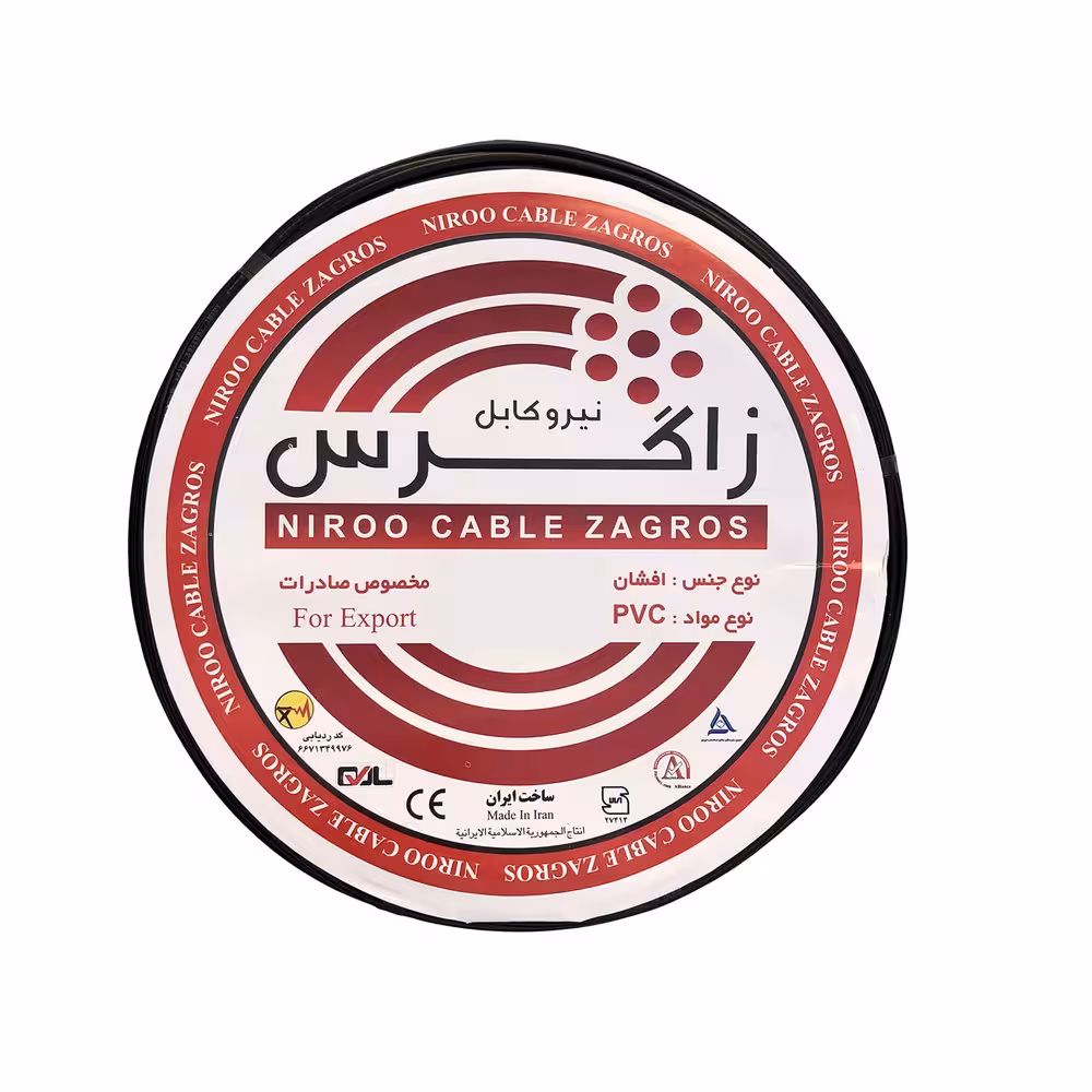 سیم افشان 10*1 نیروكابل زاگرس (100 متری)