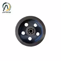 چرخ تک پاترولی چدن لاستیکی A قطر 250 میلی متر