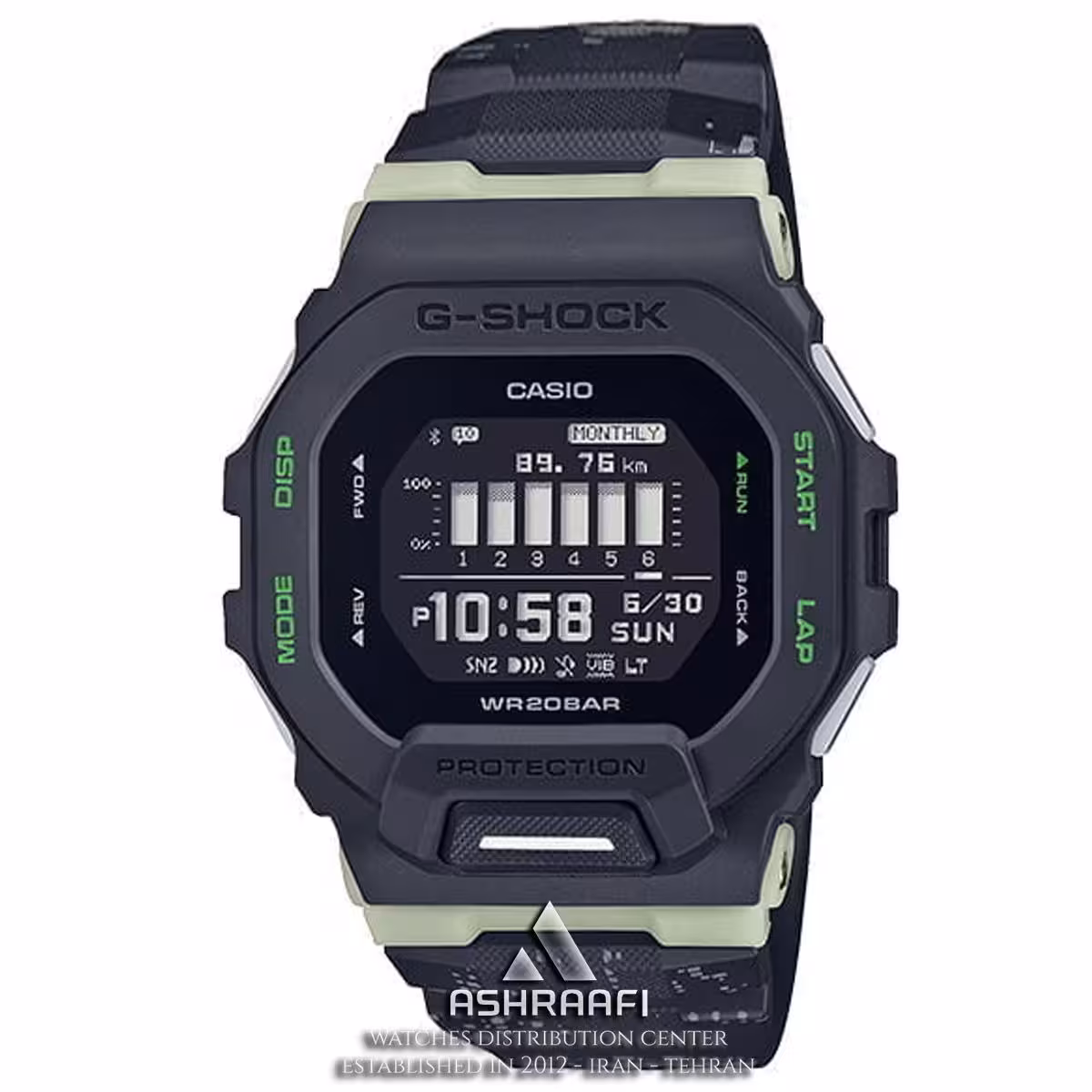 ساعت جیشاک بلوتوث دار Casio G-Shock GBD-200LM-1D