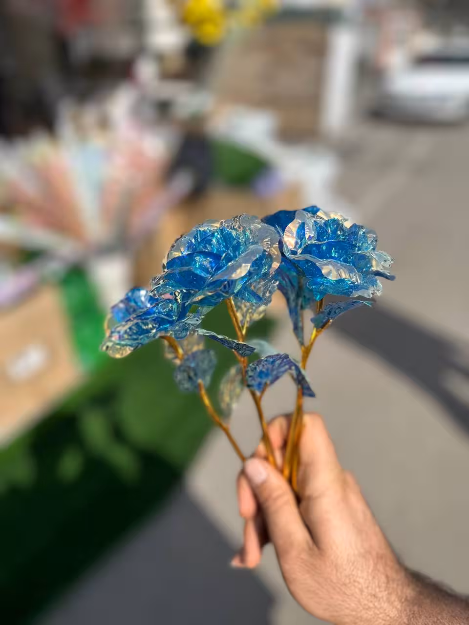 رز طلقی آبی