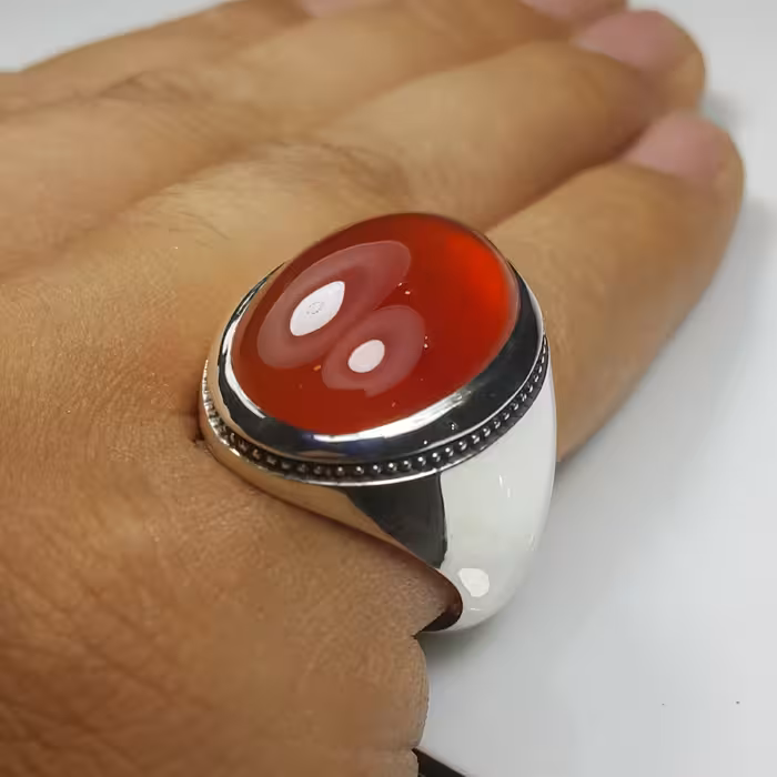 انگشتر عقیق سرخ (3)