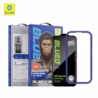گلس محافظ صفحه نمایش فول دیسپلی با لبه‌های خمیده HD Temperd Glass از برند بلو، مدل Blueo، مناسب برای Apple iPhone 17 Pro Max.