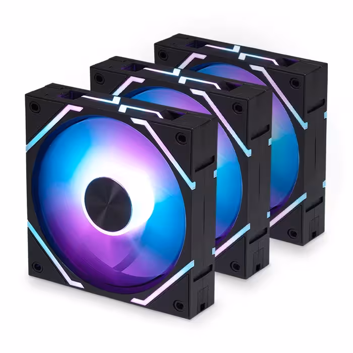 فن کیس گیمینگ ام اس آی MPG EZ120 ARGB Black بسته 3 عددی