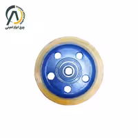 چرخ تک آهنی پلی اورتان قطر 250 میلی متر