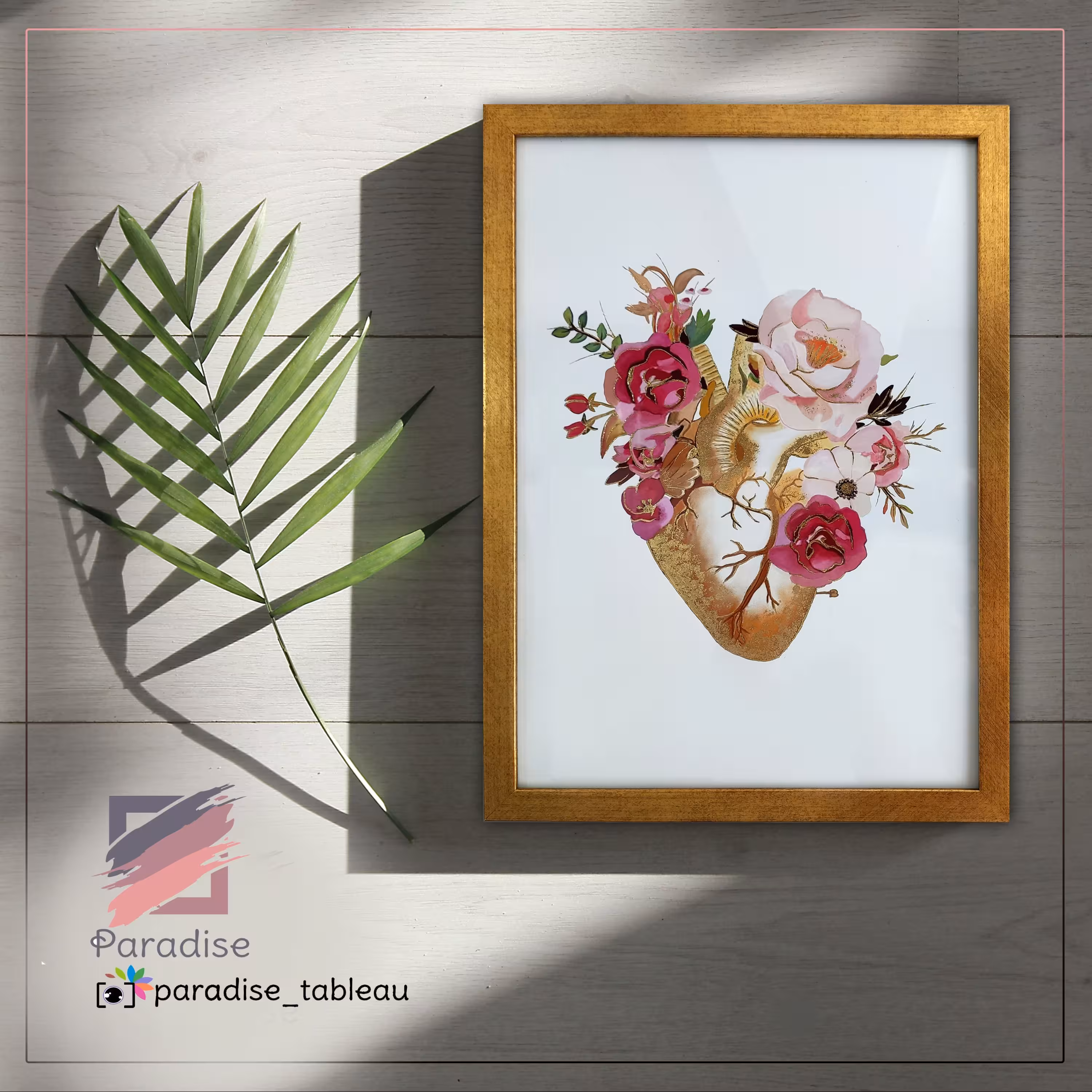 تابلو دکوراتیو پزشکی طرح قلب 