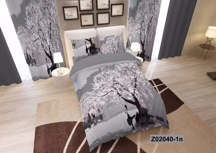 لحاف روتختی تنسل سه بعدی (3D) کالای خواب متین کد 2040