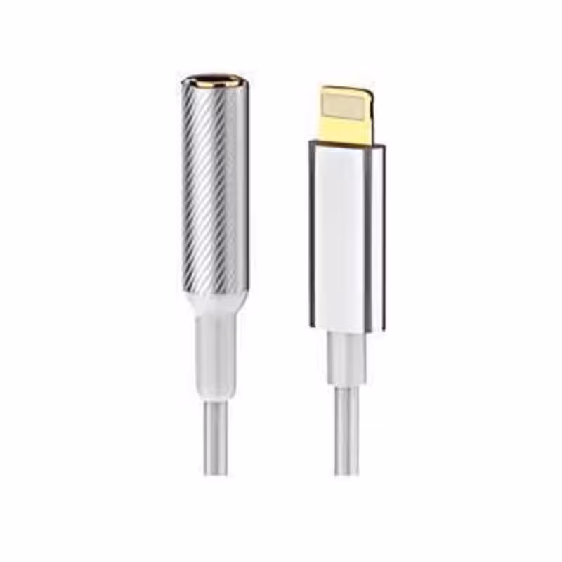 مبدل لایتنینگ به جک 3.5 میلی متری الدینیو مدل LS-Y90i