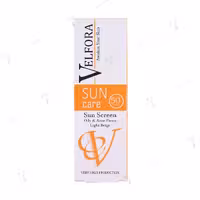 کرم ضد آفتاب ولفورا مخصوص پوست چرب و آکنه ای بژ روشن SPF 50