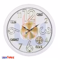 ساعت دیواری ساغر طرح رولکس 223دو موتوره