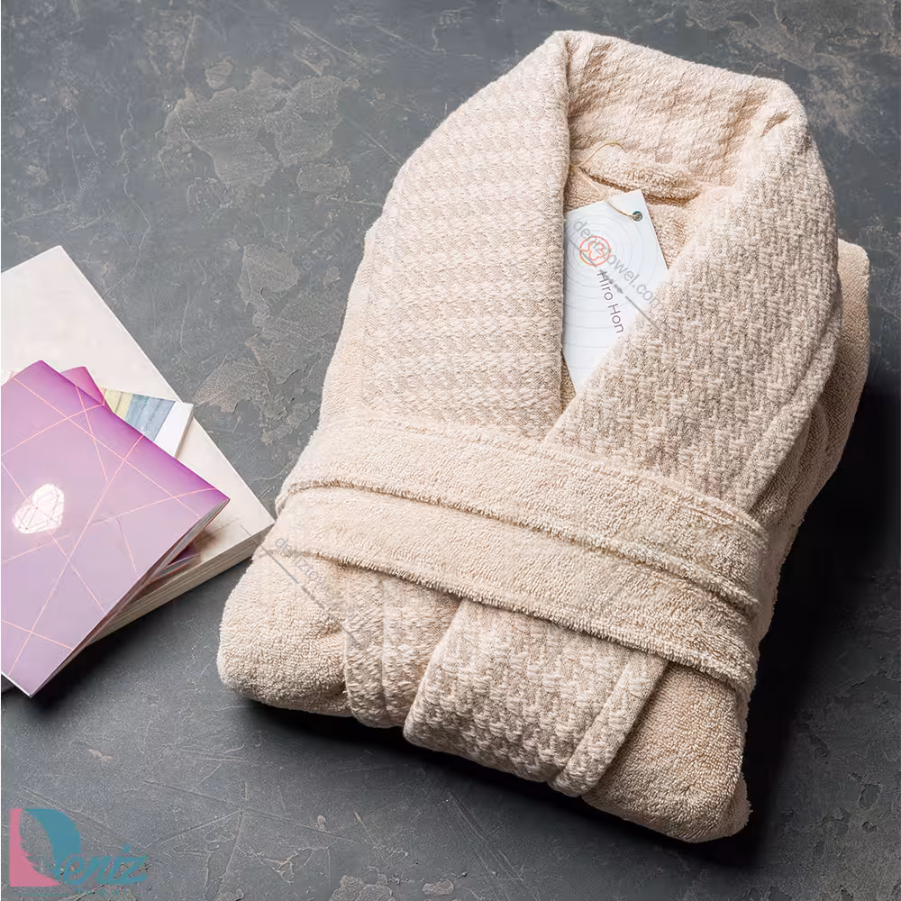 حوله تن پوش پیچازی رنگ نسکافه ای