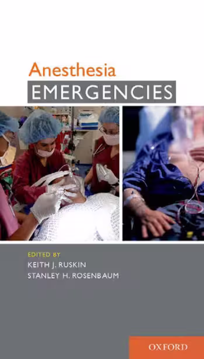 خرید و دانلود نسخه کامل کتاب Anesthesia Emergencies