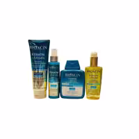 پک 4 عددی ماسک و شامپو روغن مو بیوکسین حاوی کراتین و آرگان 250 میل Bioxcin