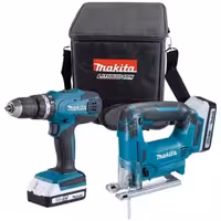 دریل چکشی شارژی و اره عمودبر شارژی ماکیتا مدل DK18113X1