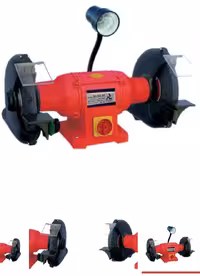 ماشین سنگ سنباده 300 میلیمتر سه فاز چراغ دار محک مدل GD-300 HL