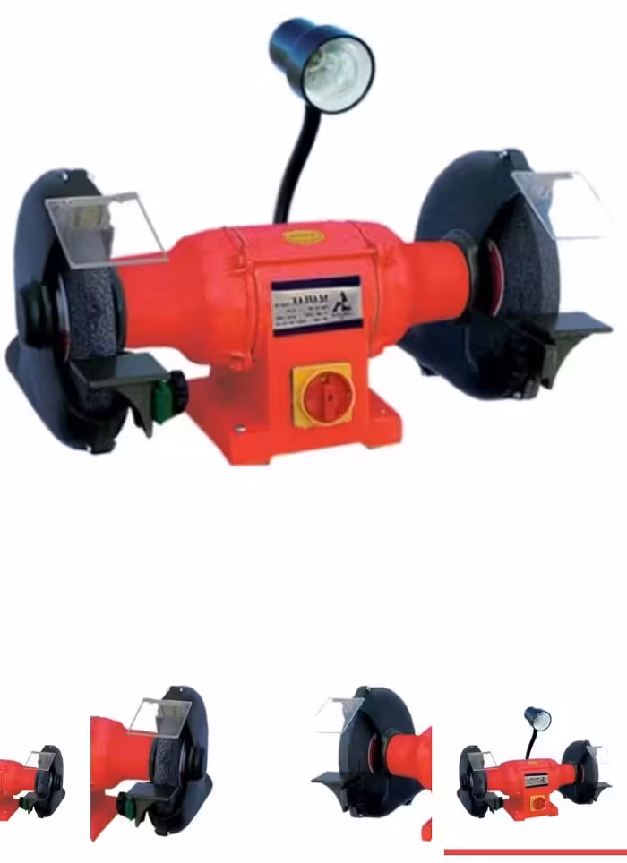 ماشین سنگ سنباده 300 میلیمتر سه فاز چراغ دار محک مدل GD-300 HL