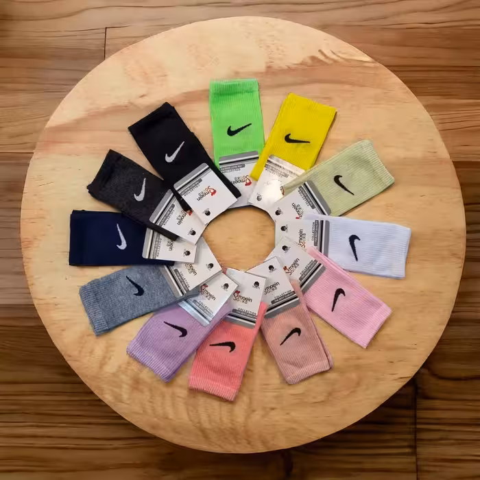 جوراب ساقدار نایک کش انگلیسی 12 رنگ