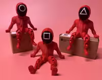 فیگور متحرک سربازان اسکویید گیم (Squid Game Soldiers)
