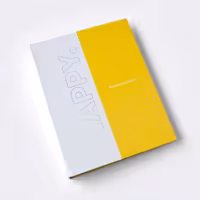 کلاسور 20 حلقه زرد پاستلی HAPPY لنگو (Lango)