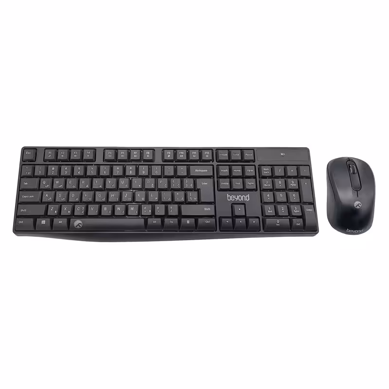 کیبورد و ماوس بی سیم بیاند مدل BMK-5110RF، سوییچ ممبران، Full-Size | کالا مکس