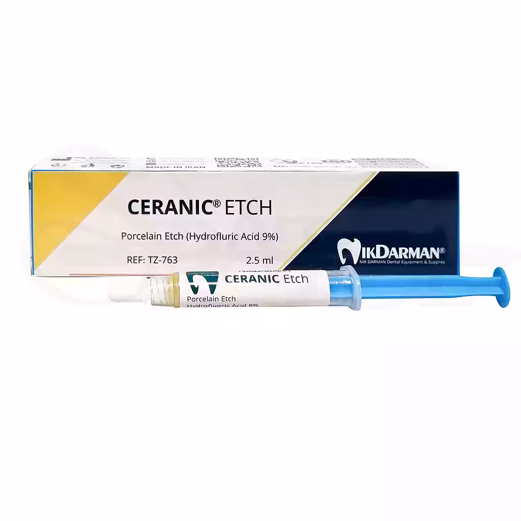 اسیداچ پرسلن نیک درمان CERANIC ETCH Nik Darman