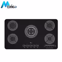 گاز رومیزی بیمکث کد 5091T پنج شعله شیشه مشکی