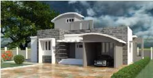 فایل revit خانه ویلایی یک طبقه