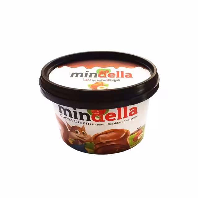 شکلات صبحانه کرم کاکائویی فندقی میندلا 200 گرمی