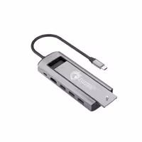 هاب 6 پورت Type-c ایزن پلاس مدل EUH-02