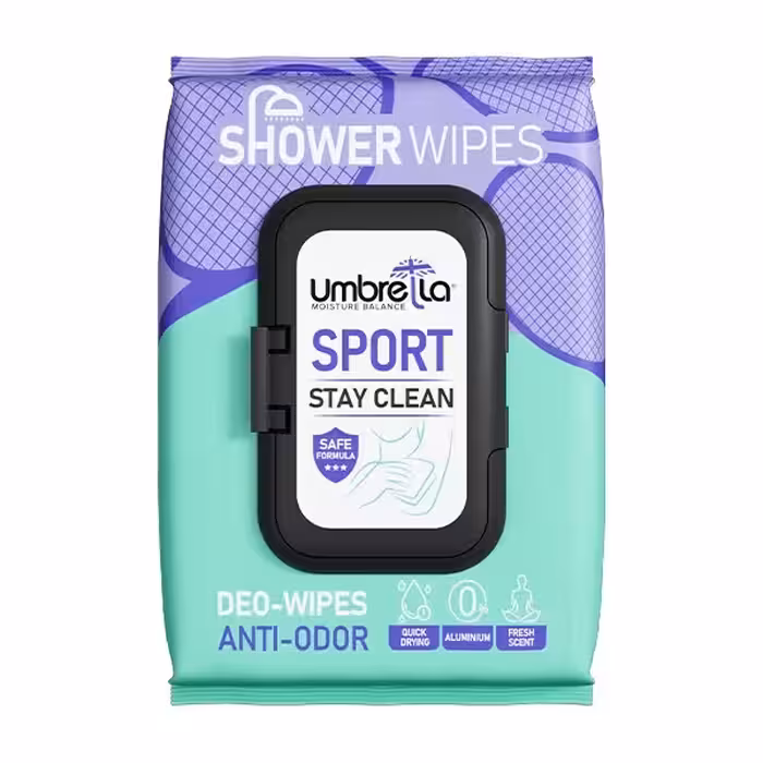 دستمال مرطوب خوشبوکننده بدن Sport آمبرلا 50 عددی Umbrella