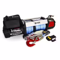 وینچ خودرویی 8500 پوند طناب الیافی تی مکس (T-Max) سری ایکس نیو پاور (New X-Power) 12 ولت
