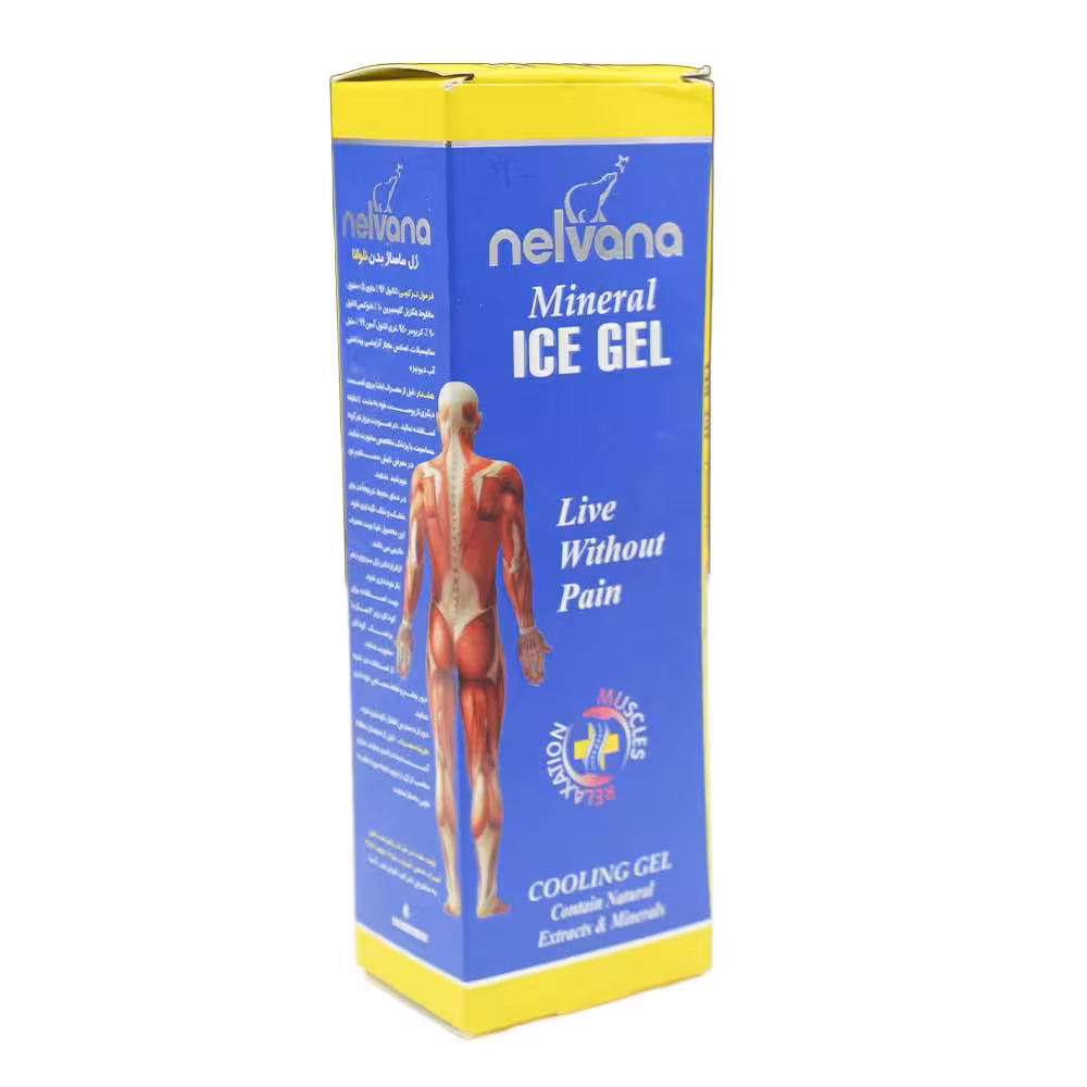 ژل ماساژ آیس تیوپی نلوانا حجم 85 میلی لیتر