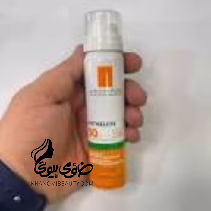 اسپری ضد آفتاب Anthelios Spf50 با محافظ بالا اویل کنترل برای پوست های چرب 75 میل لاروش پوزای La Roche Posay Anthelios Invisible Anti-Shine Face Mist For Oily or Blemish Prone Skin SPF50  75ml