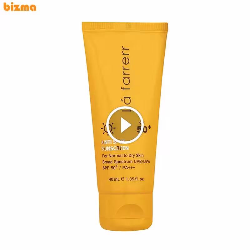 کرم ضد آفتاب بدون رنگ لافارر SPF50 مناسب پوست معمولی و خشک حجم 40 میلی‌لیتر