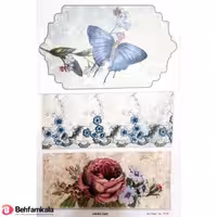 دکوپاژ برنجی(الیافی)پشت چسب دار ریچ کد 4748