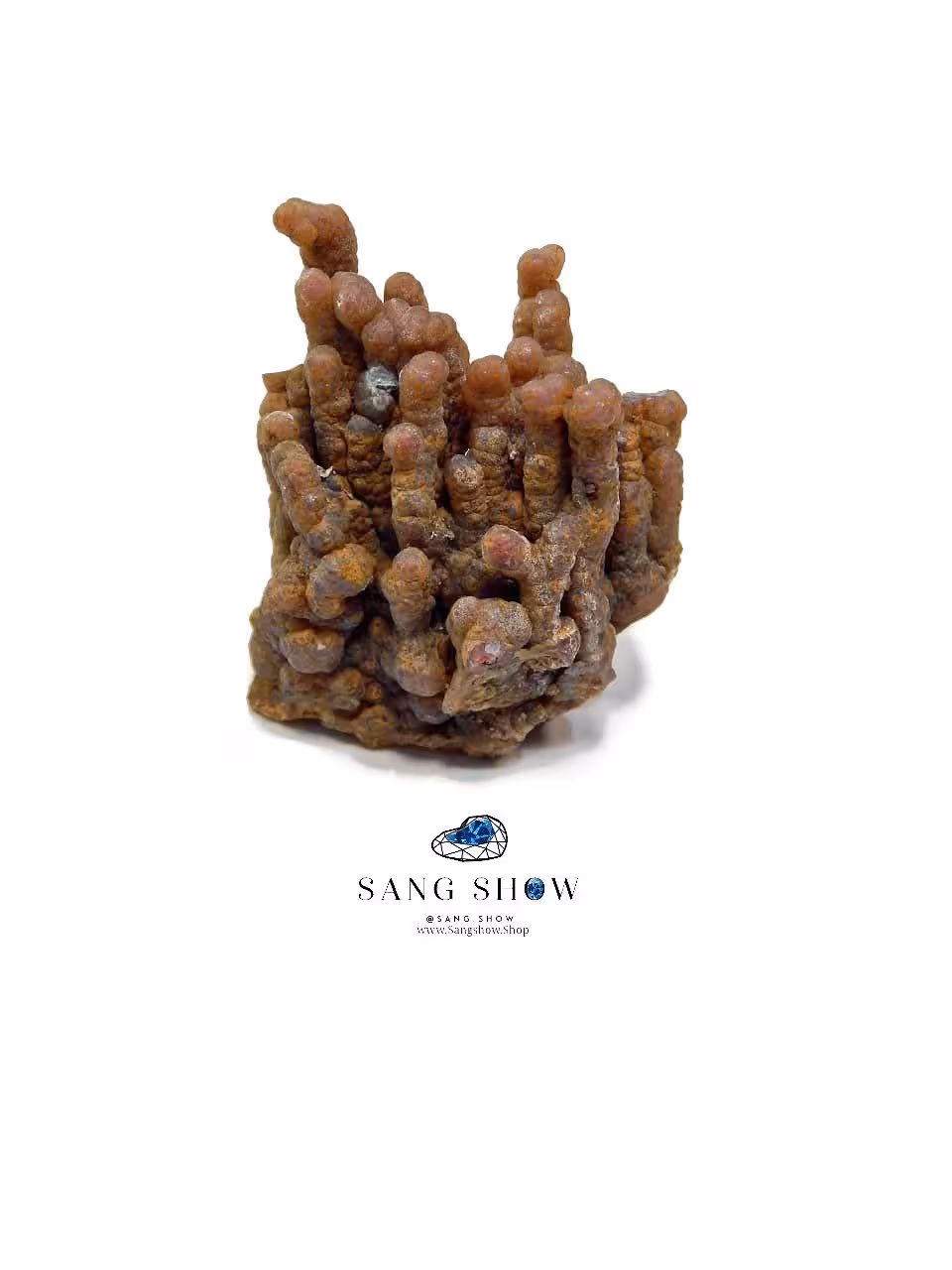 عقیق انگوری استثنایی و زیبا نمونه اصل و معدنی S1322