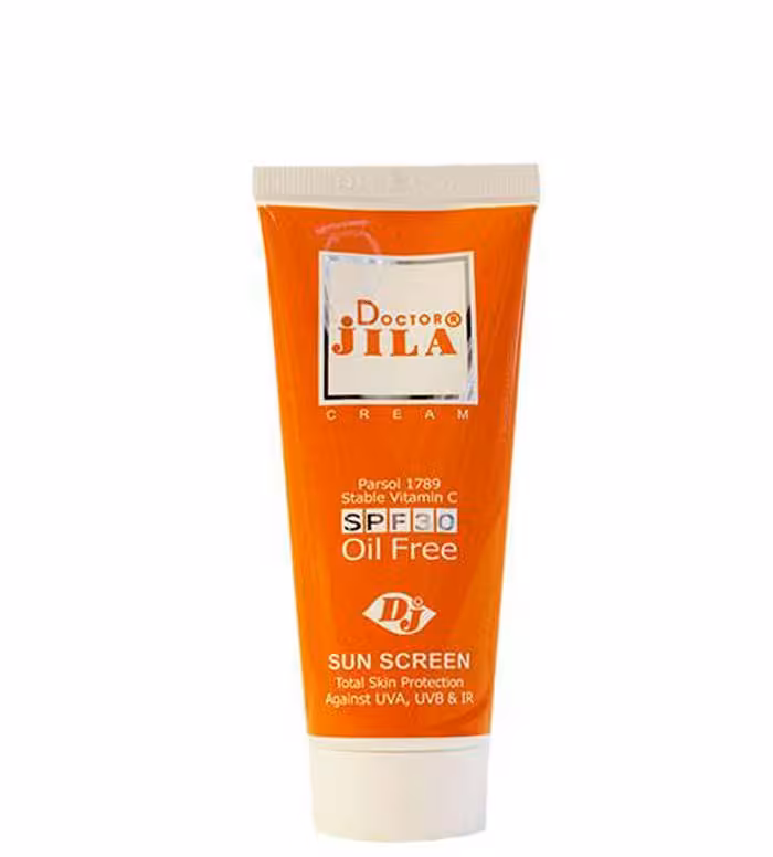 کرم ضدآفتاب رنگی Spf30 فاقد چربی دکتر ژیلا- حجم 30 میلی لیتر
