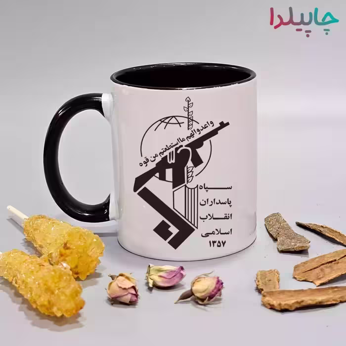 لیوان با لوگو سپاه پاسداران