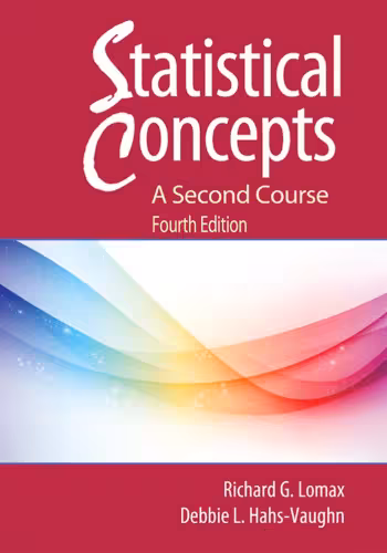 خرید و دانلود نسخه کامل کتاب Statistical Concepts: A Second Course